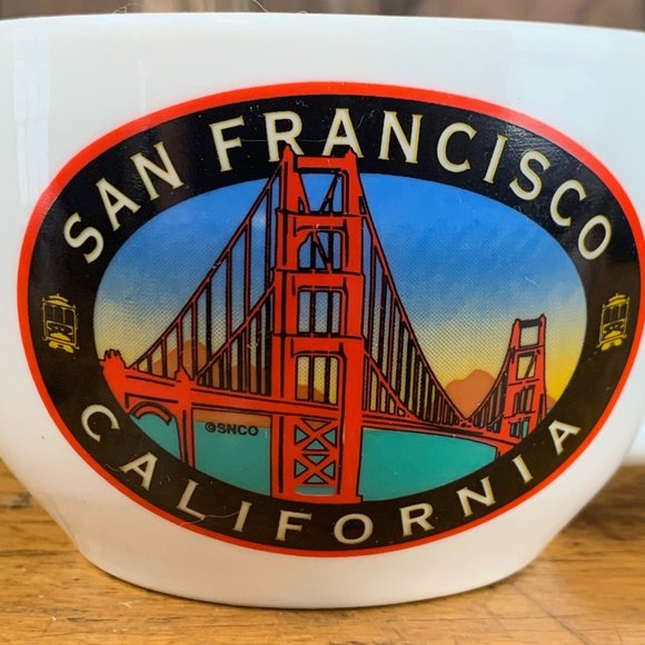Vtg San Francisco Golden Gate Bridge Smith Co Mug - Picture 2 of 7